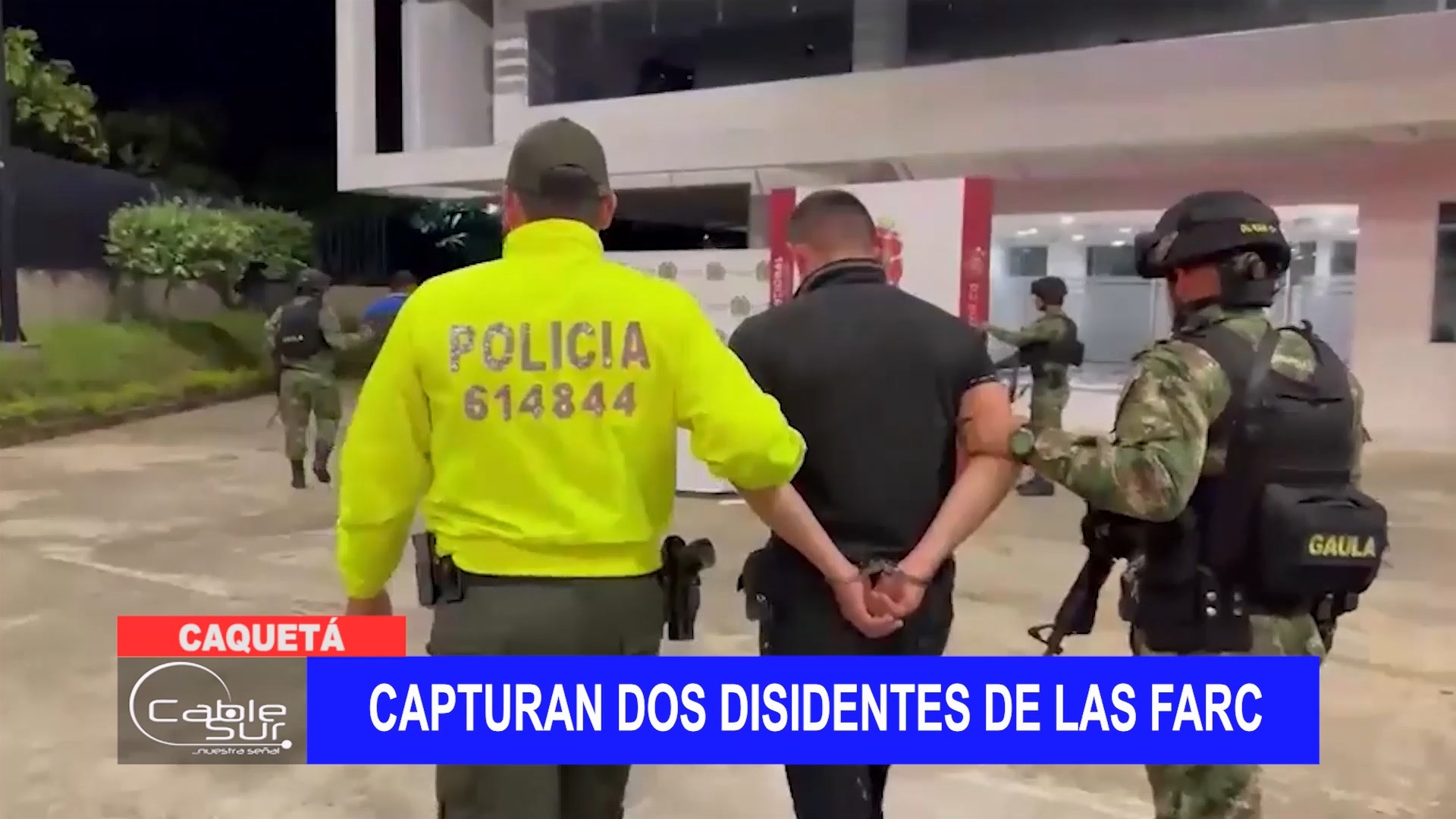 Capturan dos disidentes de las FARC Cable Sur Nuestra señal