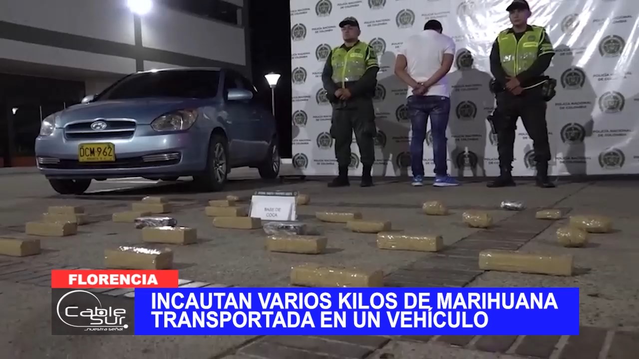 Incautan Varios Kilos De Marihuana Transportada En Un Vehículo - Cable ...