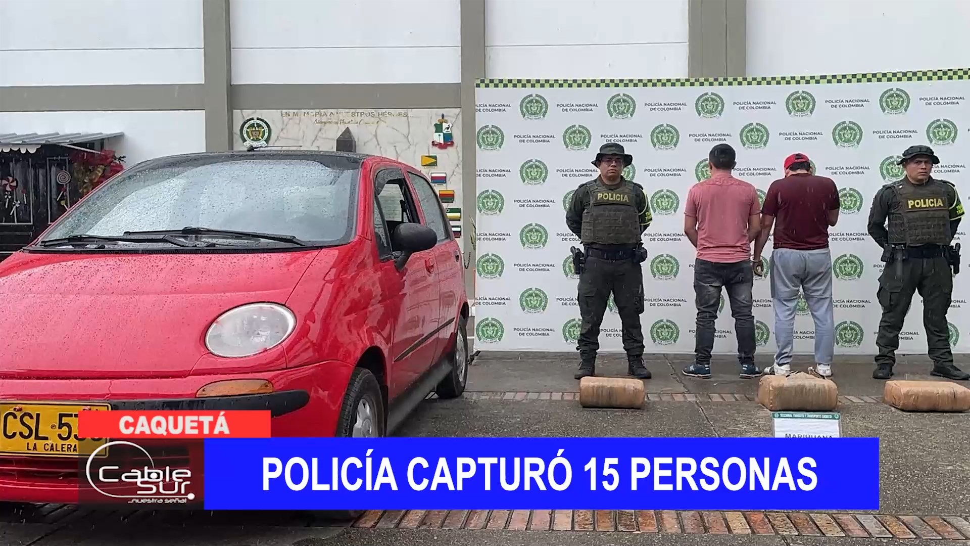 Policía Capturó 15 Personas Cable Sur Nuestra Señal 6144